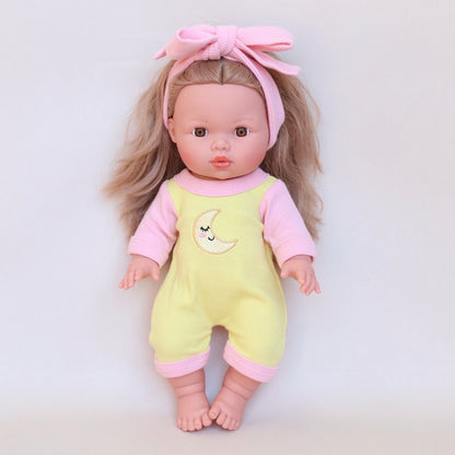 Moonbeam Romper + Bow set