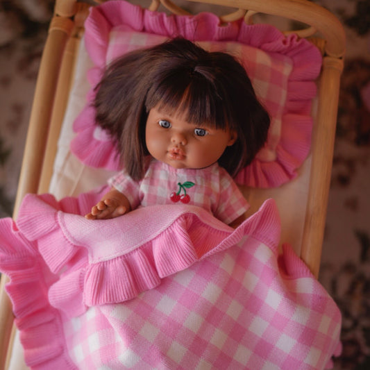 Llorens Mini Colettos Amaara Girl Doll 34cm with short brown Hair | Spanish Doll Australia