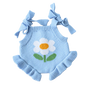 PRE ORDER Garden girls cornflower Blue knitted Romper Dolls clothes - Fits 34-38cm Minikane Gordis, Mini Colettos, Miniland Dolls, Llorens dolls