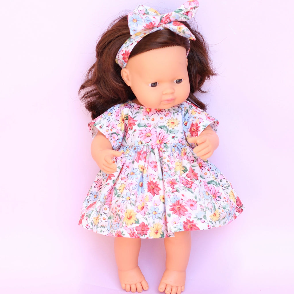 Chloe dress + Head wrap in Garden Party