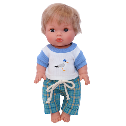 PRE ORDER the Chippy thief Tee + Check trousers 2 pce set