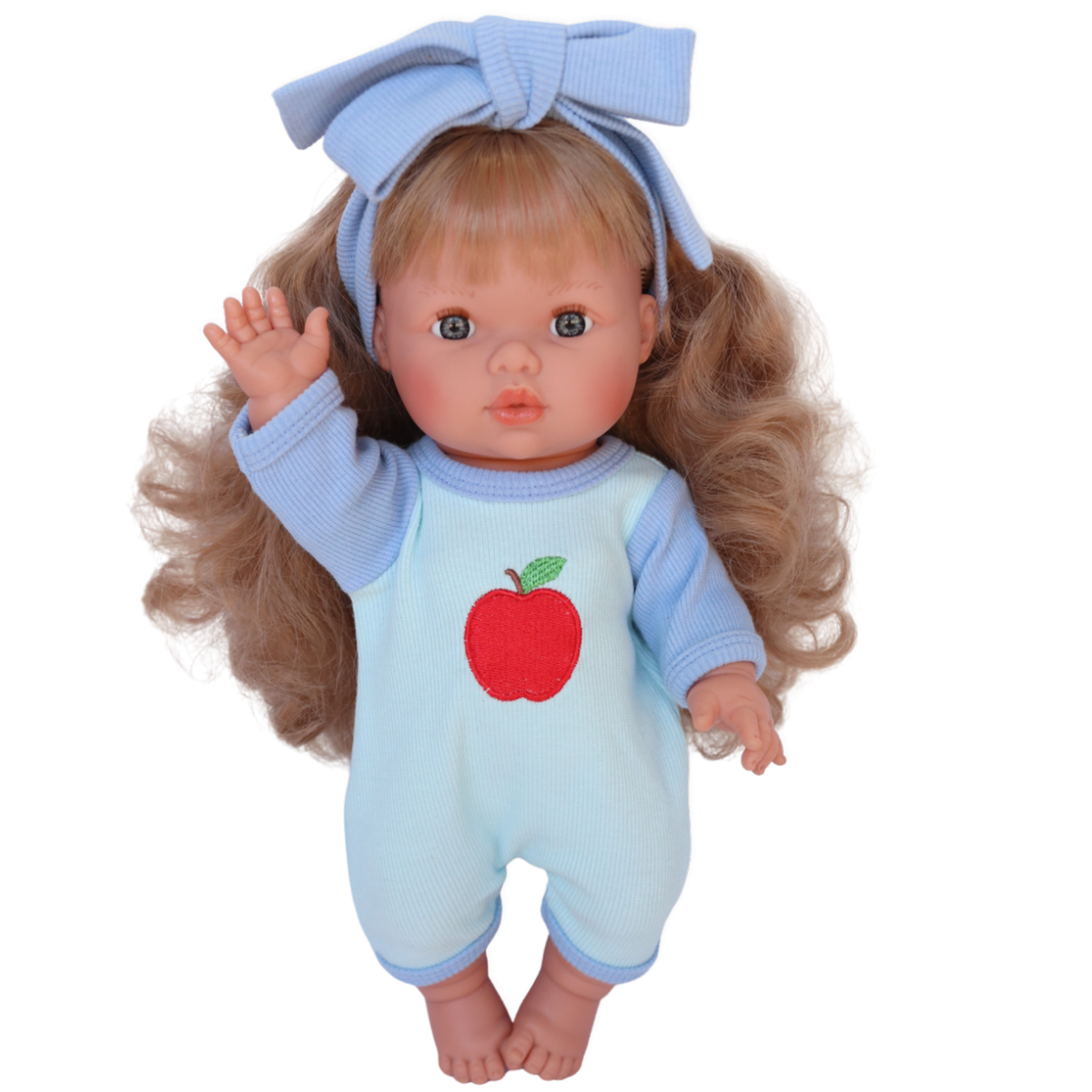 PRE ORDER ‘An Apple a day’ Romper - Fits 34-38cm Minikane Gordis, Mini Colettos, Miniland Dolls, Llorens dolls