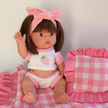 Llorens Mini Colettos Hazel Girl Doll 34cm with short brown Hair | Spanish Doll Australia