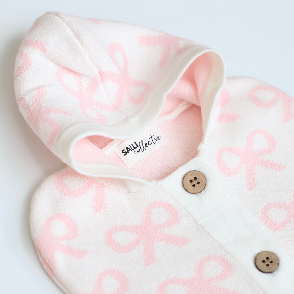 IN STOCK Salli Dream Cocoon - Powder blush pink bows