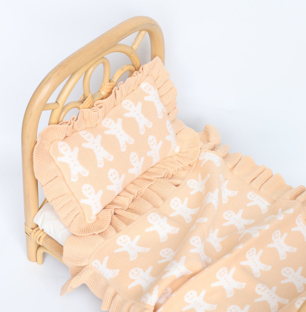 Ginger kid doll Blanket and Pillow set