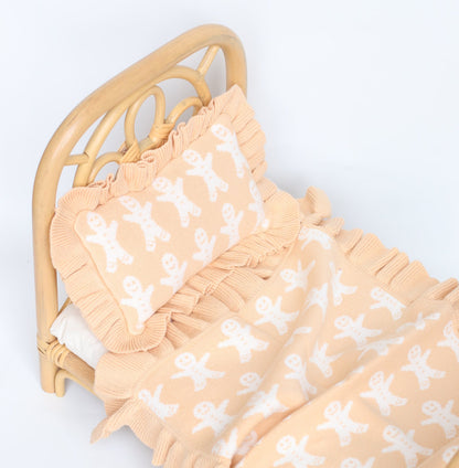 ON SALE Ginger kid doll Blanket and Pillow set