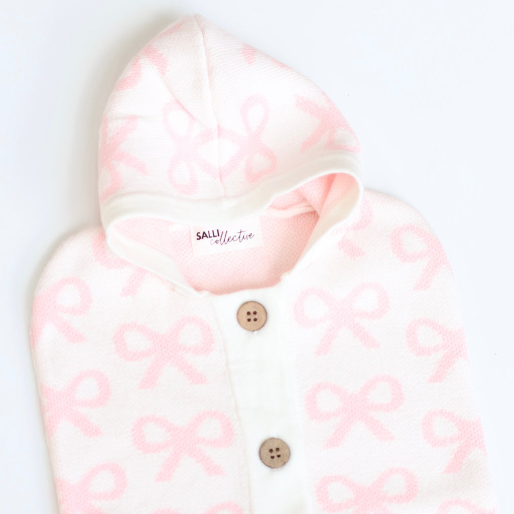 IN STOCK Salli Dream Cocoon - Powder blush pink bows