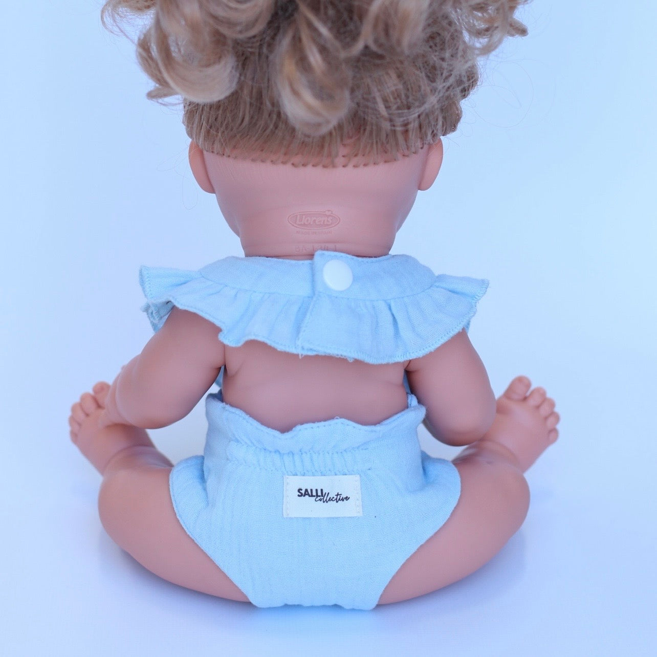 Cherry Frilled Bib & Diaper Doll Set 🍒