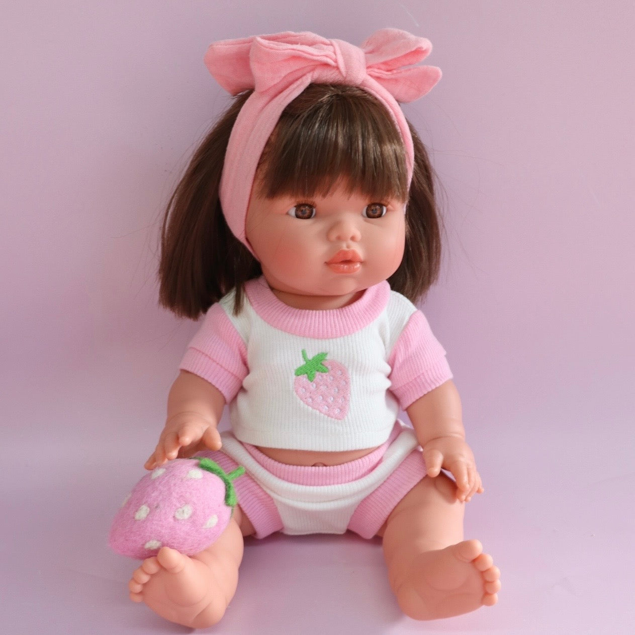 Llorens Mini Colettos Hazel Girl Doll 34cm with short brown Hair | Spanish Doll Australia