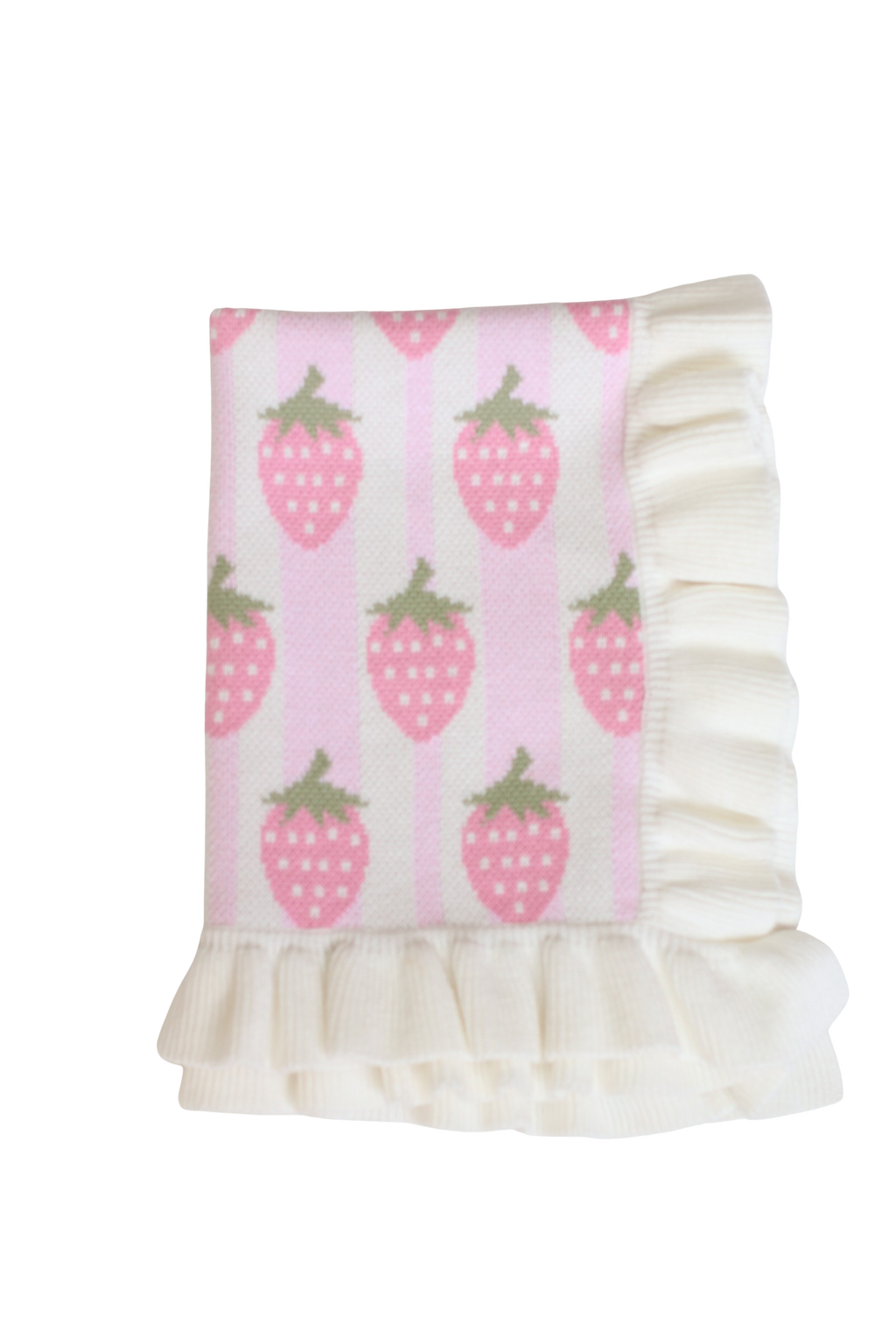 IN STOCK Strawberry frilled doll Blanket