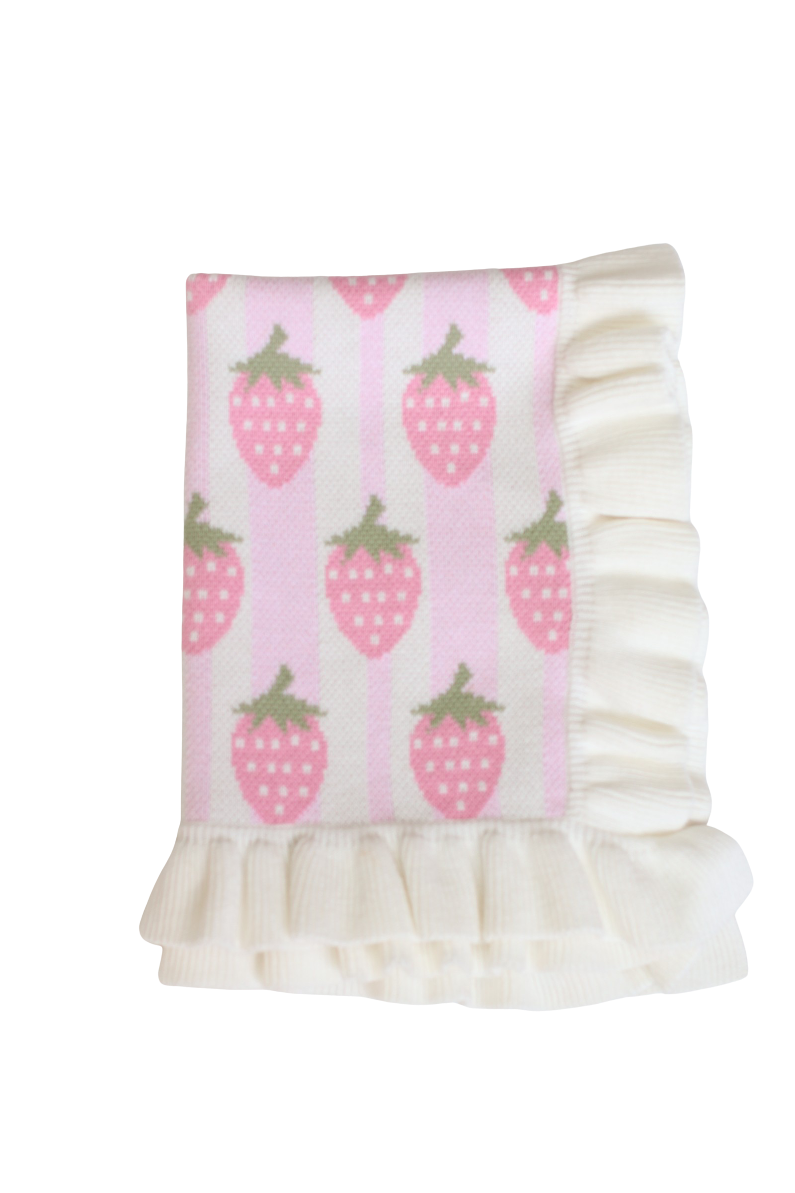 IN STOCK Strawberry frilled doll Blanket