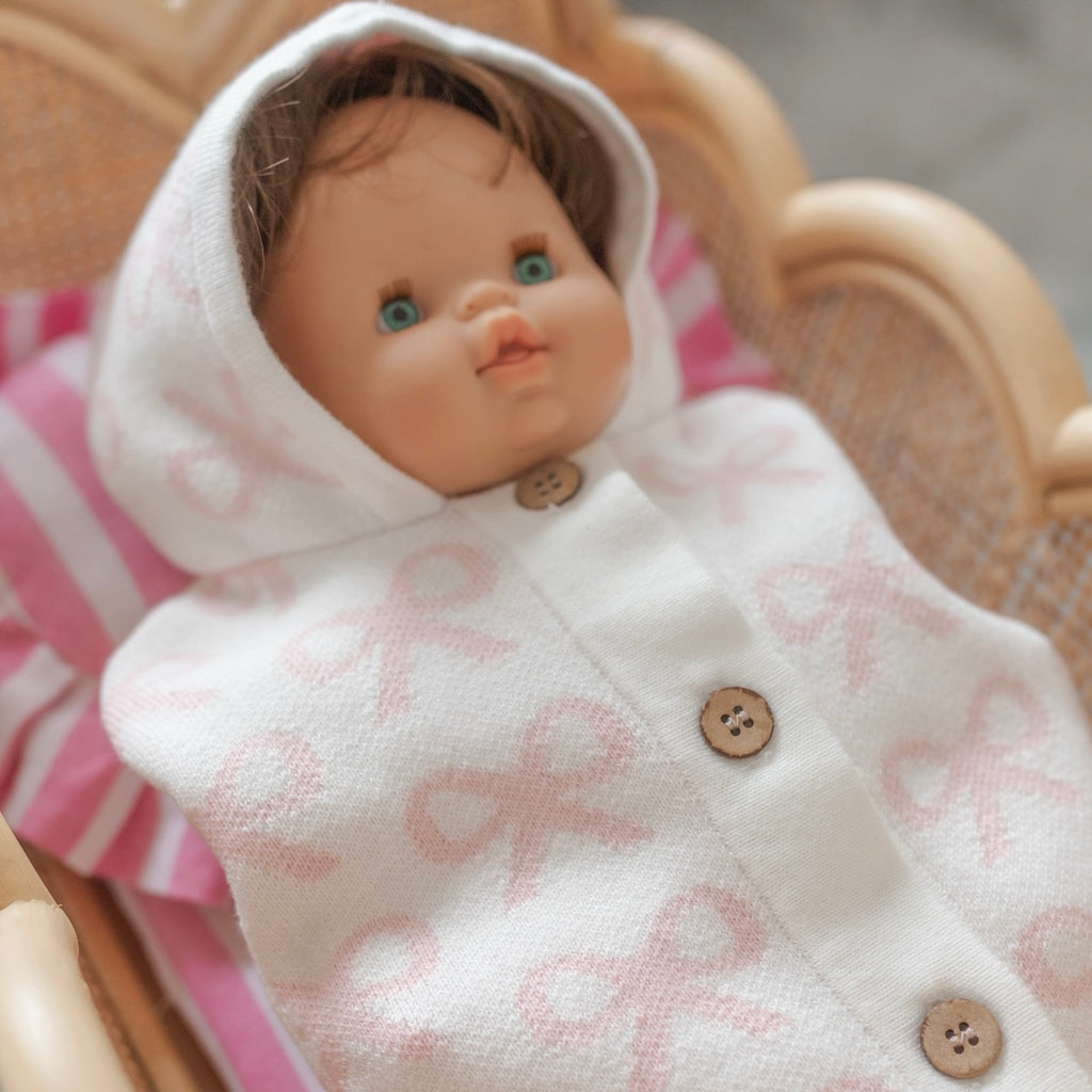 IN STOCK Salli Dream Cocoon - Powder blush pink bows