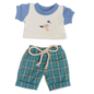 PRE ORDER the Chippy thief Tee + Check trousers 2 pce set