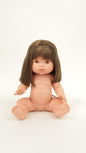 ***PRE ORDER Llorens Mini Colettos Castana Girl Doll 34cm with short brown Hair | Spanish Doll Australia