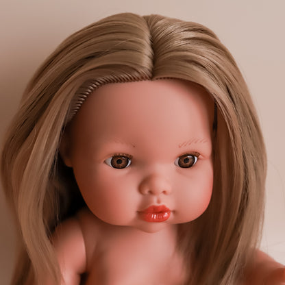 Llorens Mini Colettos Sandra Girl Doll 34cm with Long Blonde Hair | Spanish Doll Australia