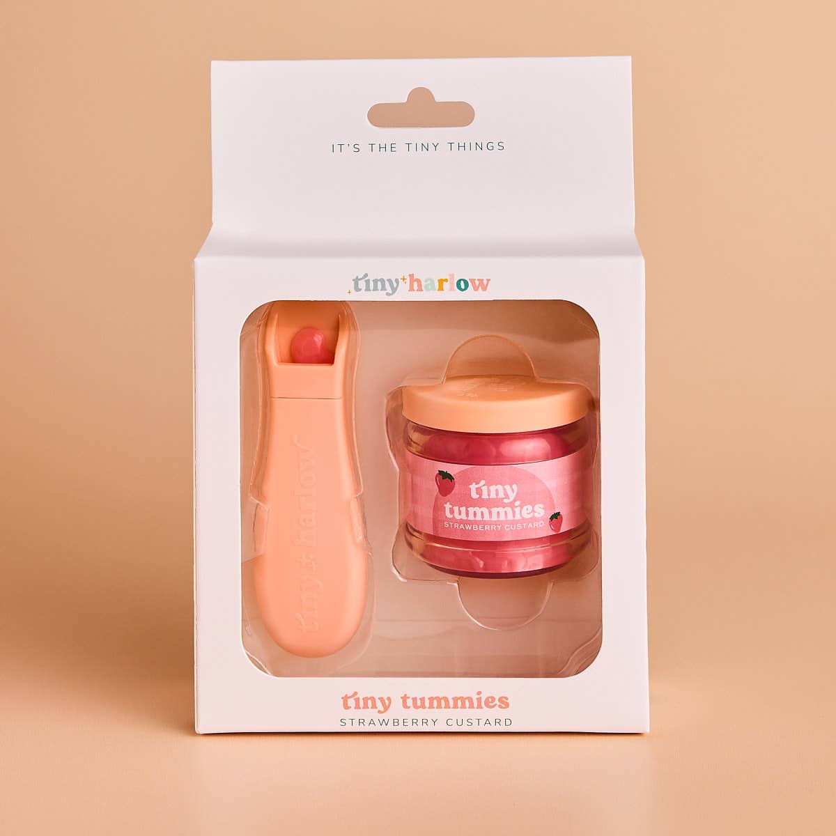 Tiny Harlow Tiny Tummies Dolls Food Jar - Neapolitan Icecream
