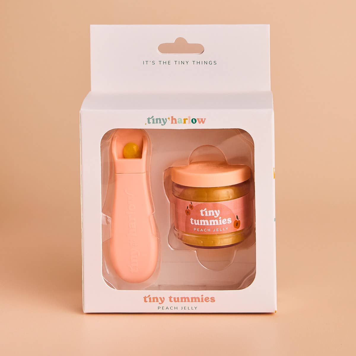 Tiny Harlow Tiny Tummies Dolls Food Jar - Neapolitan Icecream
